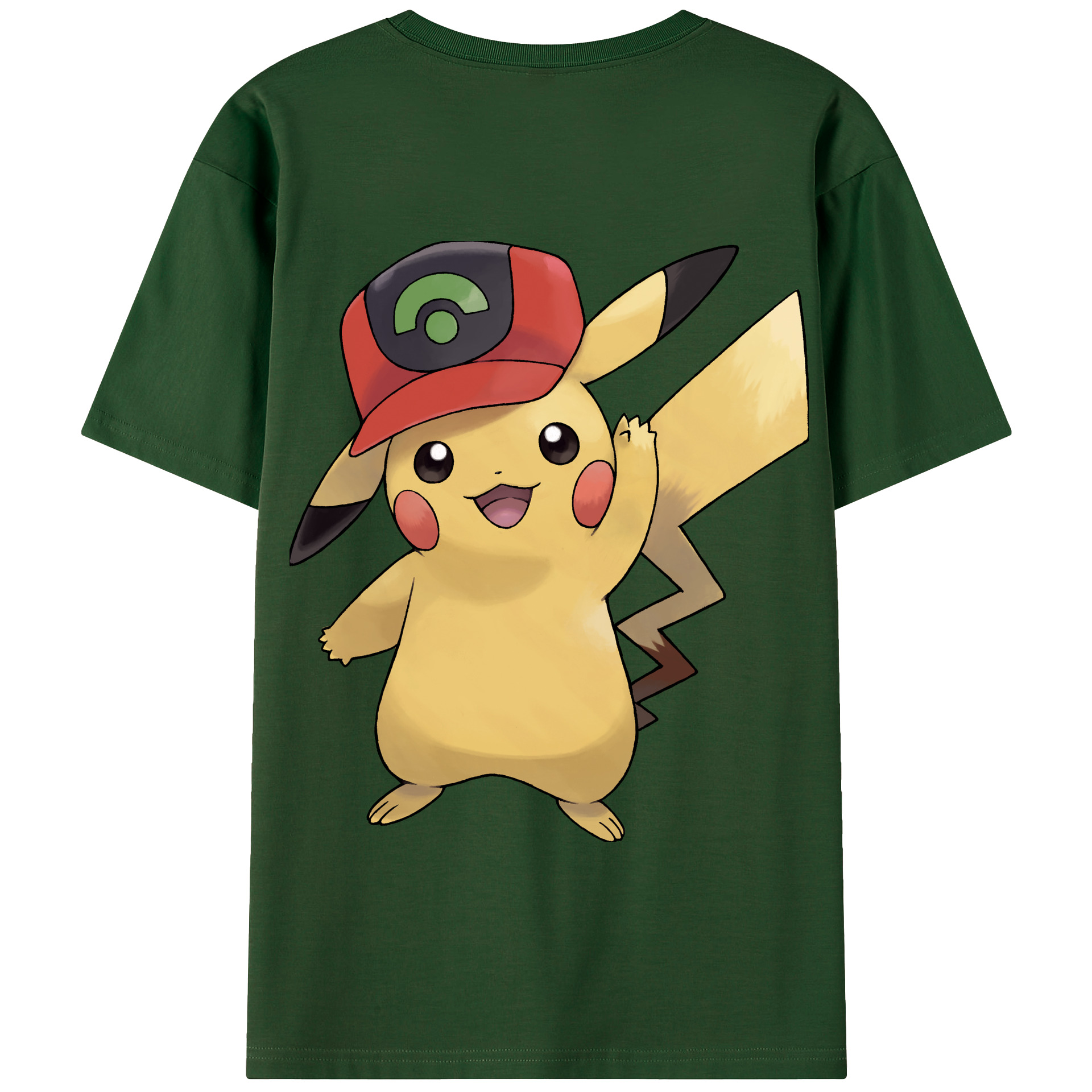 （画像用） ポケットモンスター Pokémon 綿100％半袖Tシャツ（背面プリント）